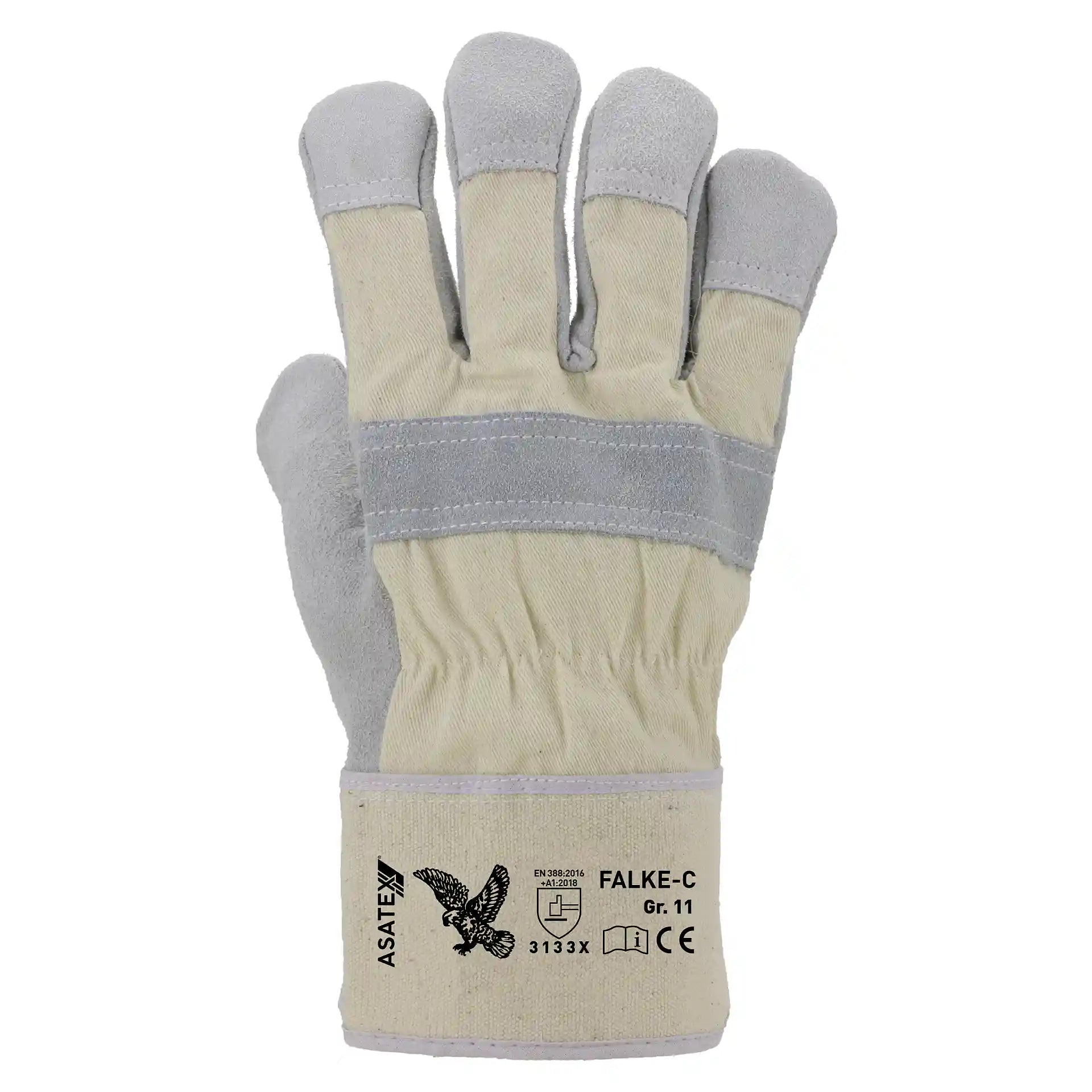 falke handschuhe herren RINDSPALTLEDER HANDSCHUHE FALKE