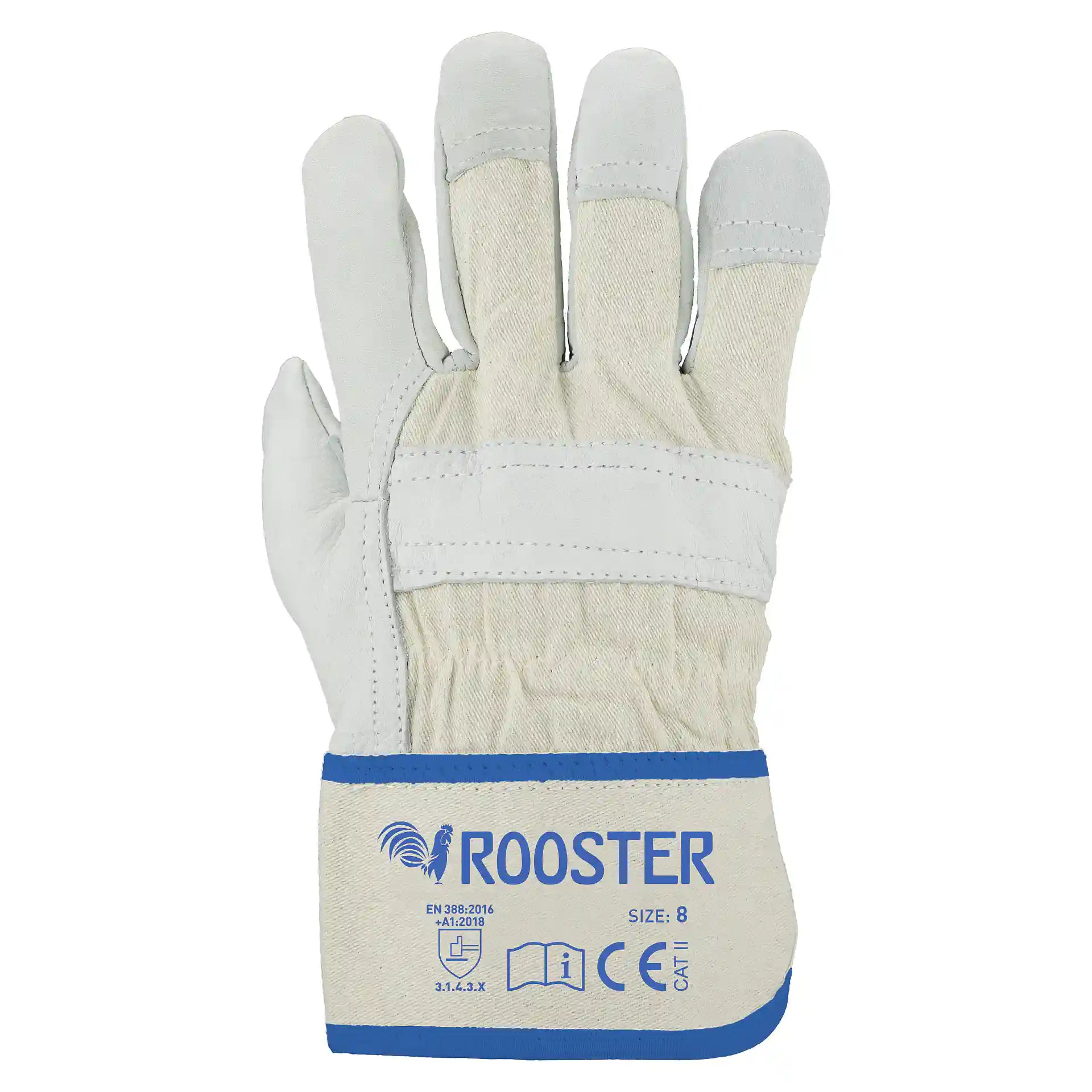 Rooster Vollleder Handschuh