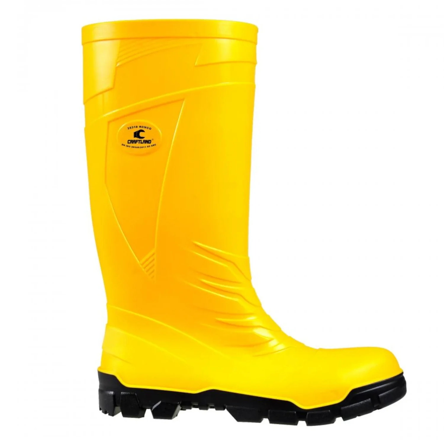 S5 GELBER PVC-STIEFEL GR. 37 - 50